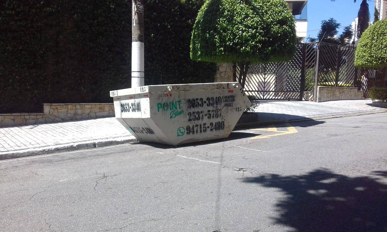 Caçamba de entulho na Vila Matilde